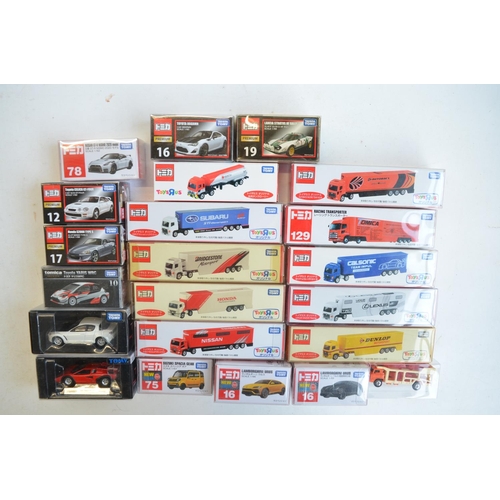 273 - Twenty two boxed diecast model vehicles from Takara Tomy, all Japanese imports to include 5x Premium... 