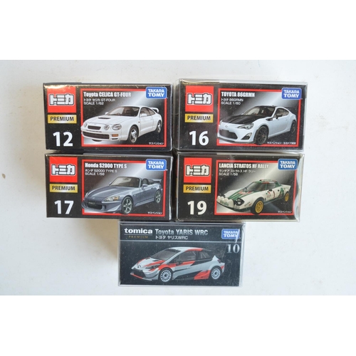 273 - Twenty two boxed diecast model vehicles from Takara Tomy, all Japanese imports to include 5x Premium... 