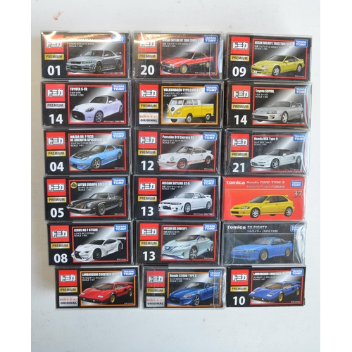 274 - Eighteen boxed diecast Premium series model cars from Takara Tomy, all Japanese imports to include 2... 