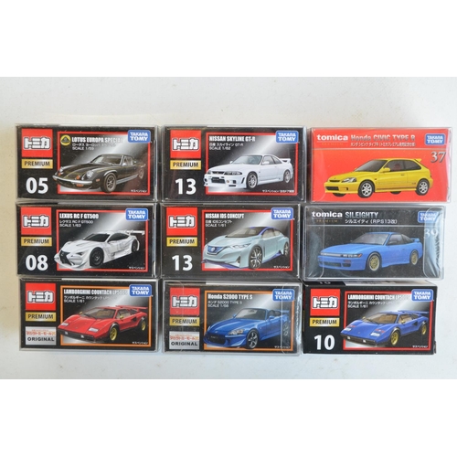 274 - Eighteen boxed diecast Premium series model cars from Takara Tomy, all Japanese imports to include 2... 