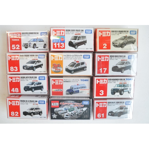 275 - Thirty boxed diecast model vehicles/sets from Takara Tomy, all Japanese imports to include Police ve... 