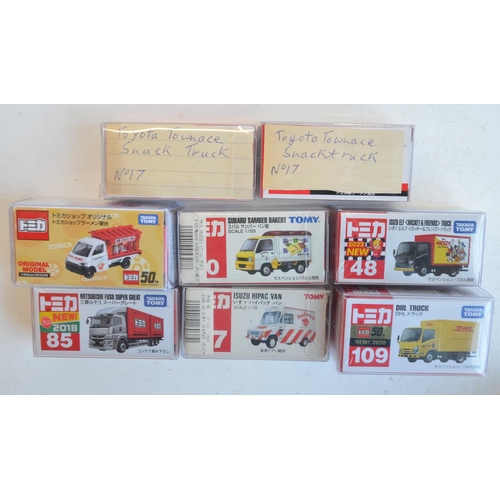 278 - Thirty boxed Japanese imported diecast vehicle model/sets from Takara Tomy to include trains, limous... 