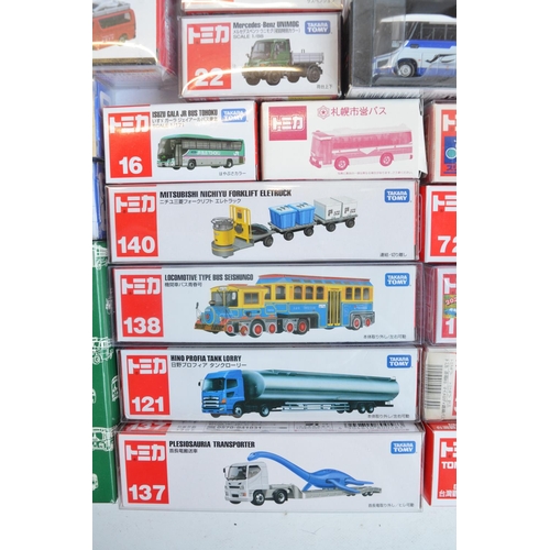 285 - Twenty nine boxed Japanese imported small scale diecast models from Takara Tomy to include 3 bus mul... 