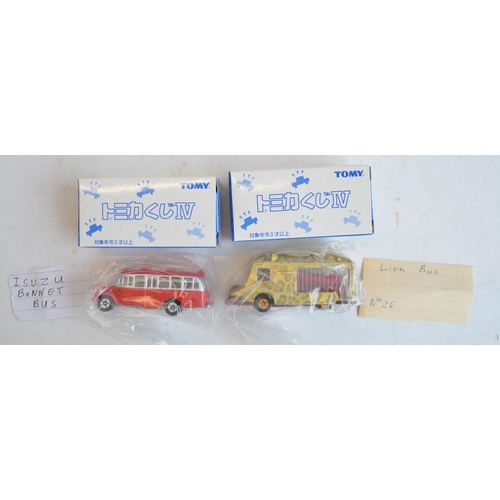 285 - Twenty nine boxed Japanese imported small scale diecast models from Takara Tomy to include 3 bus mul... 