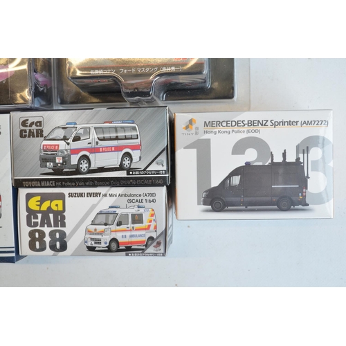 289 - Twenty two boxed Japanese imported small scale diecast models to include 5x Premium series vehicles ... 