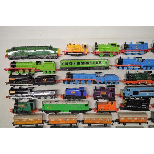 299 - Collection of Thomas the tank engine models from Ertl, mix of diecast and plastic, all play worn