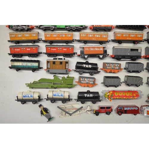 299 - Collection of Thomas the tank engine models from Ertl, mix of diecast and plastic, all play worn