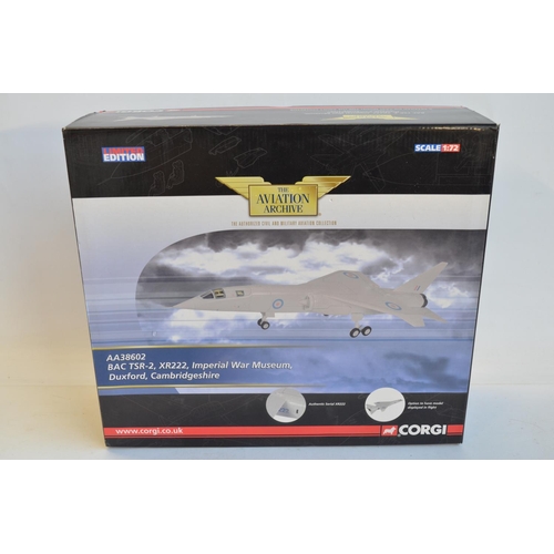 42 - Corgi Aviation Archive AA38602 limited edition 1/72 scale diecast TSR-2 XR222 Imperial War Museum, D... 
