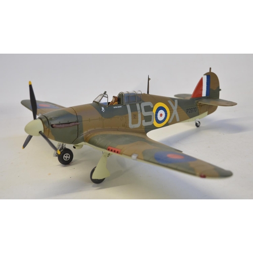 43A - Four boxed diecast aircraft models to include 3x Corgi limited editions, 1/32 scale AA35509 Hawker H... 