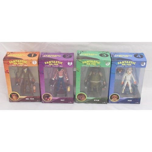 387 - Fantastic Mr. Fox - Funko Fantastic Mr. Fox Legacy Collection figures of Mr. Fox, Rat, Kylie and Ash... 