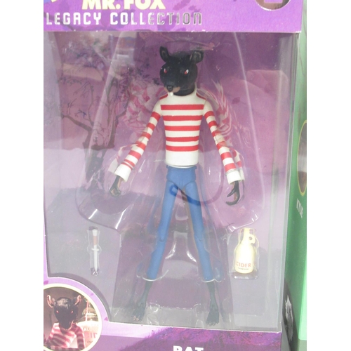 387 - Fantastic Mr. Fox - Funko Fantastic Mr. Fox Legacy Collection figures of Mr. Fox, Rat, Kylie and Ash... 