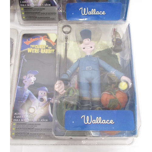 391 - Wallace and Gromit - 8 assorted McFarlane Toys Wallace and Gromit ' The Curse Of The Were-Rabbit ' p... 