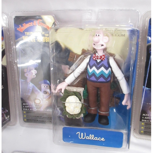 391 - Wallace and Gromit - 8 assorted McFarlane Toys Wallace and Gromit ' The Curse Of The Were-Rabbit ' p... 