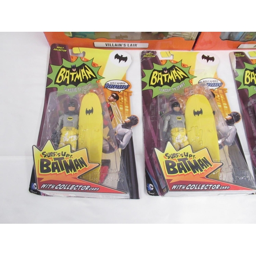 393 - Batman Classic TV Series - McFarlane Toys Villains Lair, Batcave, Mr.Freeze, The Riddler, Batman in ... 