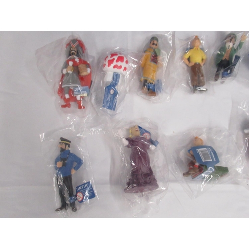 397 - Tintin - 12 Moulinsart boxed figurines, in good to near mint condition most boxes still sealed, boxe... 