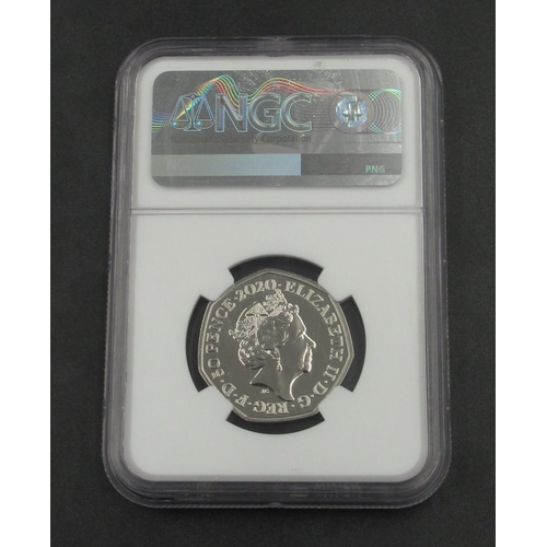 405 - NGC - Tokyo Olympics 2021 G.Britain S50P Team Great Britain Colorized PF 69 Ultra Cameo and 2020 G.B... 