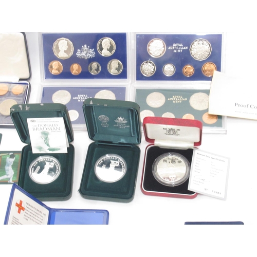 415 - Large Collection of Royal Australian Mint coins inc. $1 Silver Kangaroo coins, Royal Visit 1970 proo... 