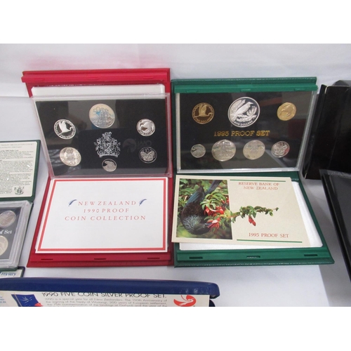 417 - Large collection of New Zealand proof coins and sets, from the Royal Mint, Royal Australian Mint, Re... 