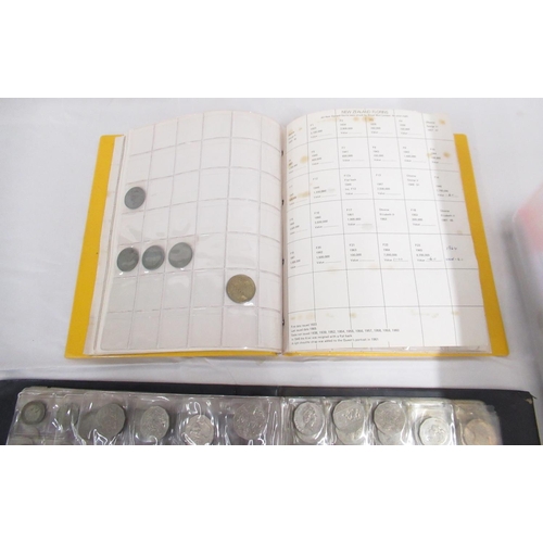 418 - Mixed collection of New Zealand and Australian coins, silver proof coins and coin sets