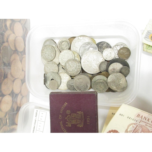 454 - Large mixed collection of International & GB coins and banknotes (qty.)