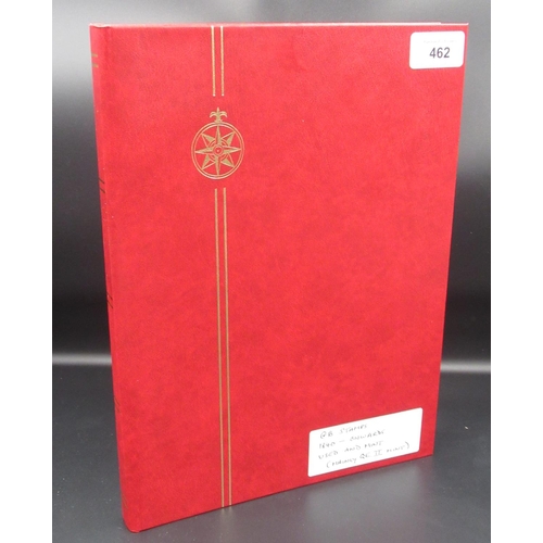 462 - Red Album containing collection of GB stamps from 1840 onwards, used and mint, mainly QEII Mint, 8 f... 