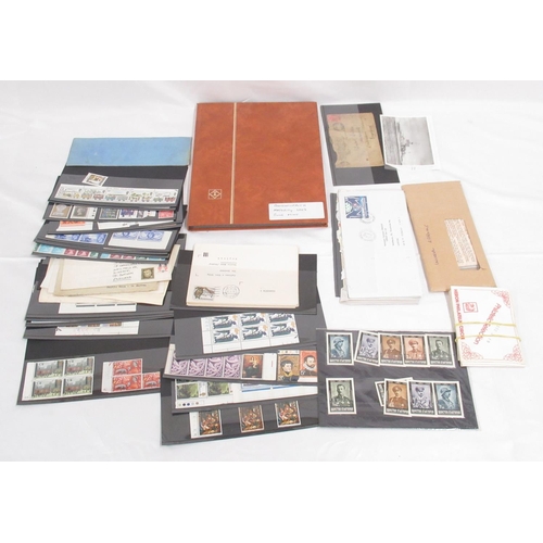 464 - Dark orange folder cont. c20th Commonwealth stamps, majority used, some mint, covering Canada, Grena... 