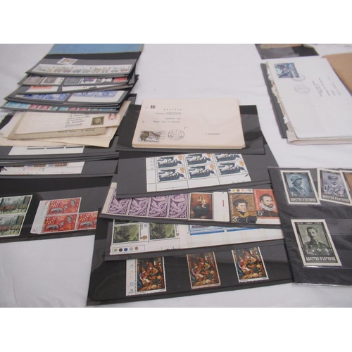 464 - Dark orange folder cont. c20th Commonwealth stamps, majority used, some mint, covering Canada, Grena... 