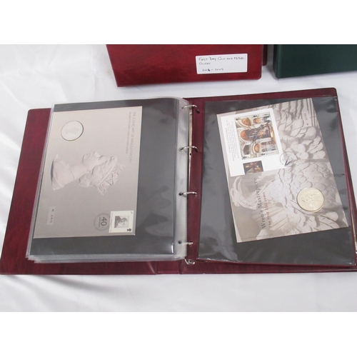 466 - 3 Folders containing First Day Coin and Medal Covers from 1994-2009