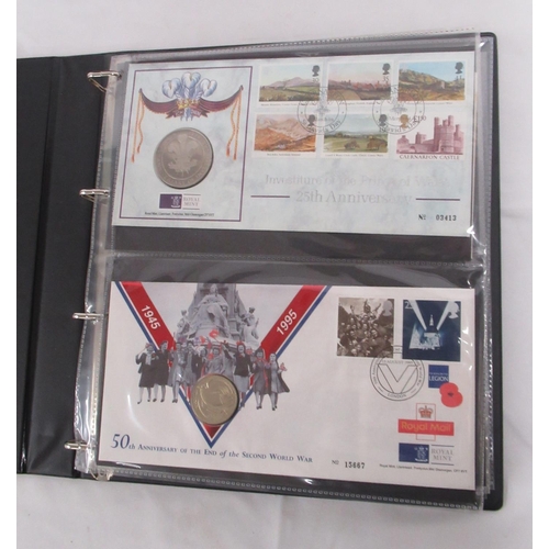 466 - 3 Folders containing First Day Coin and Medal Covers from 1994-2009