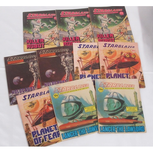 469 - Starblazer Space Fiction Adventure in Pictures, D.C.Thomson, Nos. 1(x2), 2(x2), 3(x3), 4(x3), 5(x2),... 