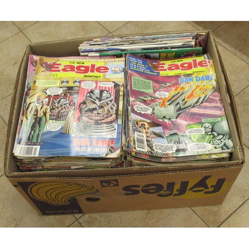 471 - Collection of British comics from the 1980s & 1990s inc. Eagle, Roy of the Rovers, Beano, etc. (qty.... 