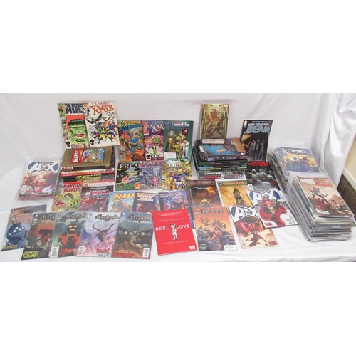 473 - Large mixed assorted collection of comics and books from Marvel, DC, Image, Dark Horse, etc. inc. Co... 