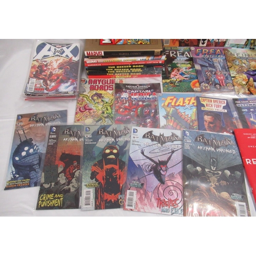 473 - Large mixed assorted collection of comics and books from Marvel, DC, Image, Dark Horse, etc. inc. Co... 