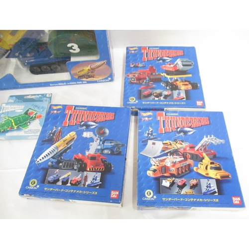 326 - Small collection of Japanese import Thunderbird related toys by mixed makers (5), and  TOBAR clockwo... 