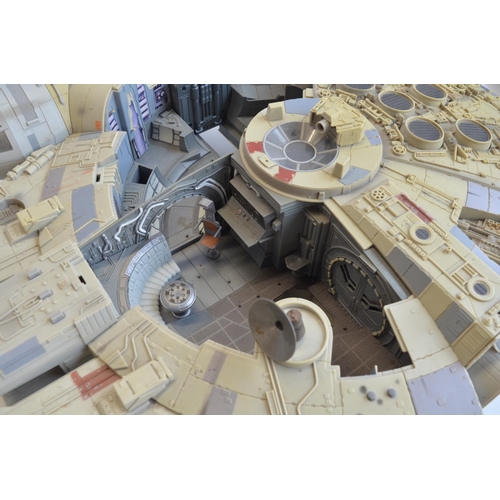 303 - Star Wars Hasbro Legacy Collection Millennium Falcon (large model, length approx 79cm) with working ... 