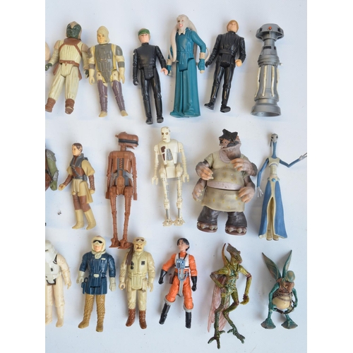 309 - Collection of unboxed Star Wars action figures to include LFL/Kenner, Hasbro etc