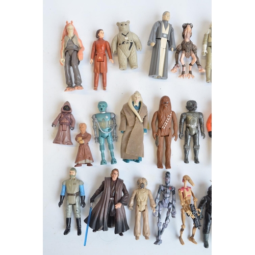 309 - Collection of unboxed Star Wars action figures to include LFL/Kenner, Hasbro etc