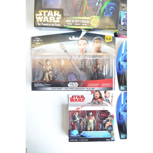 315 - Collection of Star Wars action figure and other related items to include 3x Kenner Freeze Frame sets... 