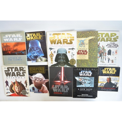 316 - Extensive collection of Star Wars books, magazines, 7 binders of DeAgostini The Official Star Wars F... 