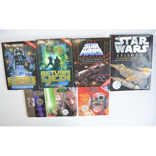 316 - Extensive collection of Star Wars books, magazines, 7 binders of DeAgostini The Official Star Wars F... 