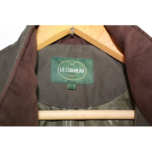 621 - LE CHAMEAU gents gilet in dark green, size L