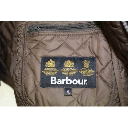 624 - Barbour International Ladies coat in brown/khaki, size XL