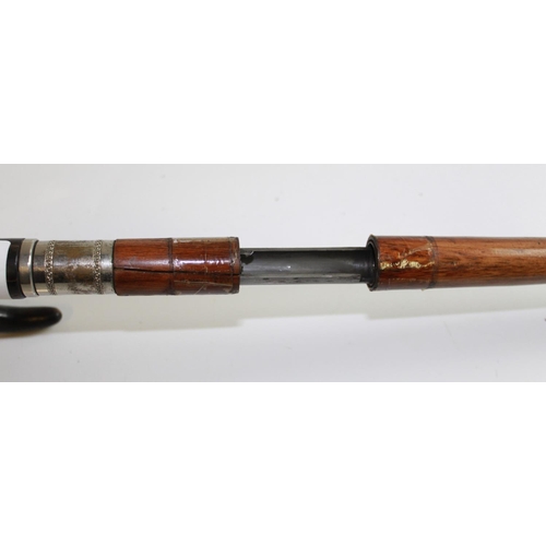 526 - 'Walking Stick' With horn handle, 297-230. Overall Length 35.5ins.