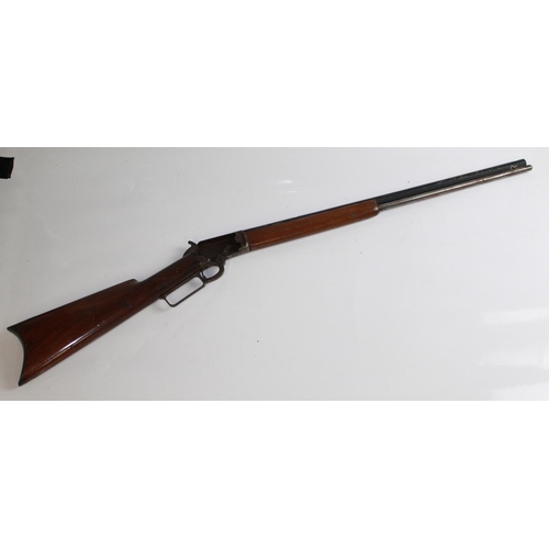 527 - Marlin Lever Action rifle .40/60 calibre (obsolete calibre). Cutaway lock with missing working parts... 