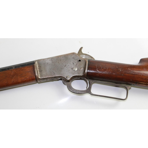 527 - Marlin Lever Action rifle .40/60 calibre (obsolete calibre). Cutaway lock with missing working parts... 