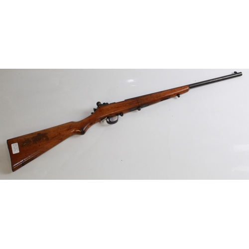 528 - BSA .220 Long. Bolt Action Folding Rifle, dating around the 1920s for Cadet Training. Overall Length... 