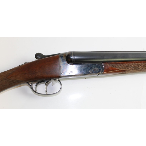 531 - AYA Yeomen 12 bore Side by Side Shotgun. Double Trigger non ejector with 28ins Barrels Length of pul... 