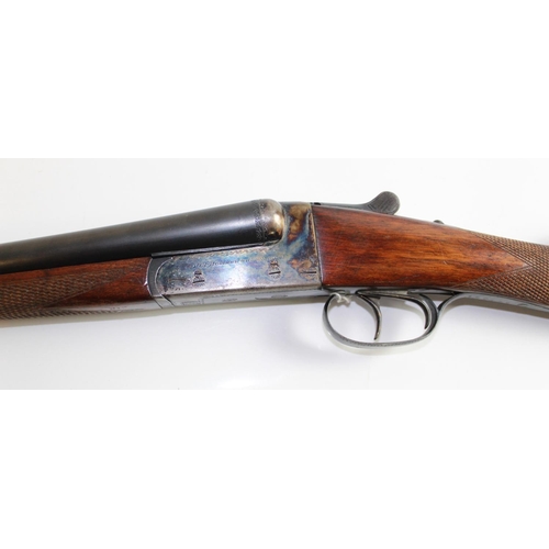 534 - AYA 20 bore Side by Side Shotgun. Double Trigger non ejector. 27ins Barrels, Length of pull 14ins. S... 