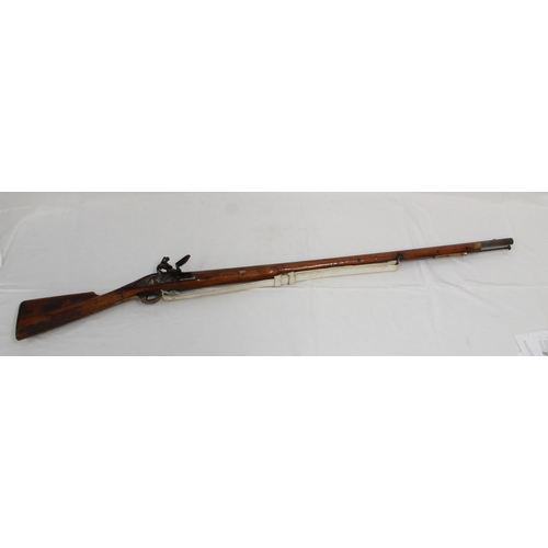 517A - Flintlock musket by Pedersoli of Italy, lock inscription 'Grice 1762' (Shotgun Certificate Required)