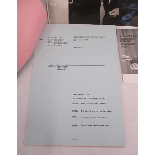 466A - Morecambe and Wise - 'Christmas with Eric and Ernie' camera script from Sunday 9th December 1979 and... 